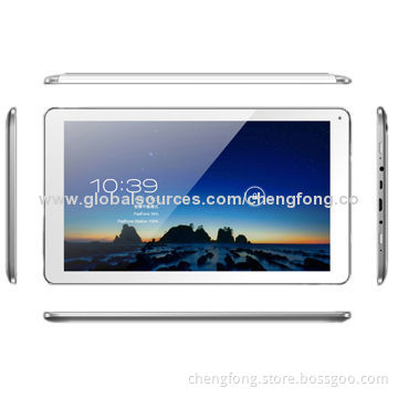 10.1-inch 1,024 x 600P Screen Quad-core HDMI Android Tablet PCs with 4,500mAh Battery Capacity
